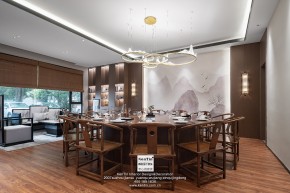會所公裝新中式風(fēng)格裝修實(shí)景圖